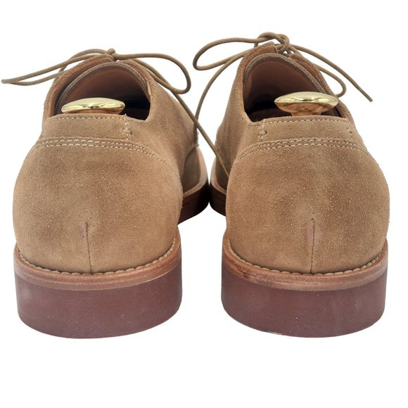 NEW To Boot New York Adam Derrick Italy Men 8 Tan Brown Suede Dress Shoe Oxfords - Picture 7 of 15
